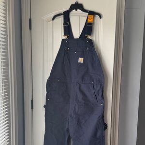 Carhartt Dark Blue Bib Overalls